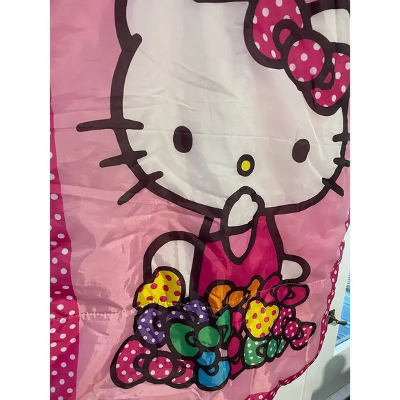 Vintage Hello Kitty sleeping bag pink bows - Picture 1 of 5